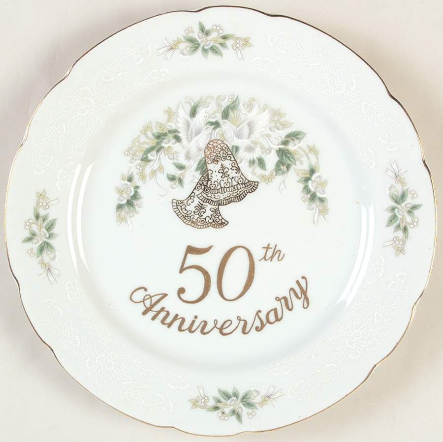 Anniversary Luncheon Plate by Lefton-1