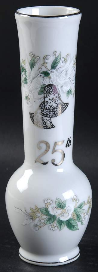 Anniversary 6" Bud Vase by Lefton-1