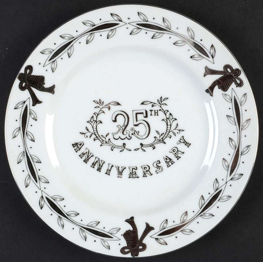Anniversary Salad Plate by Lefton-1