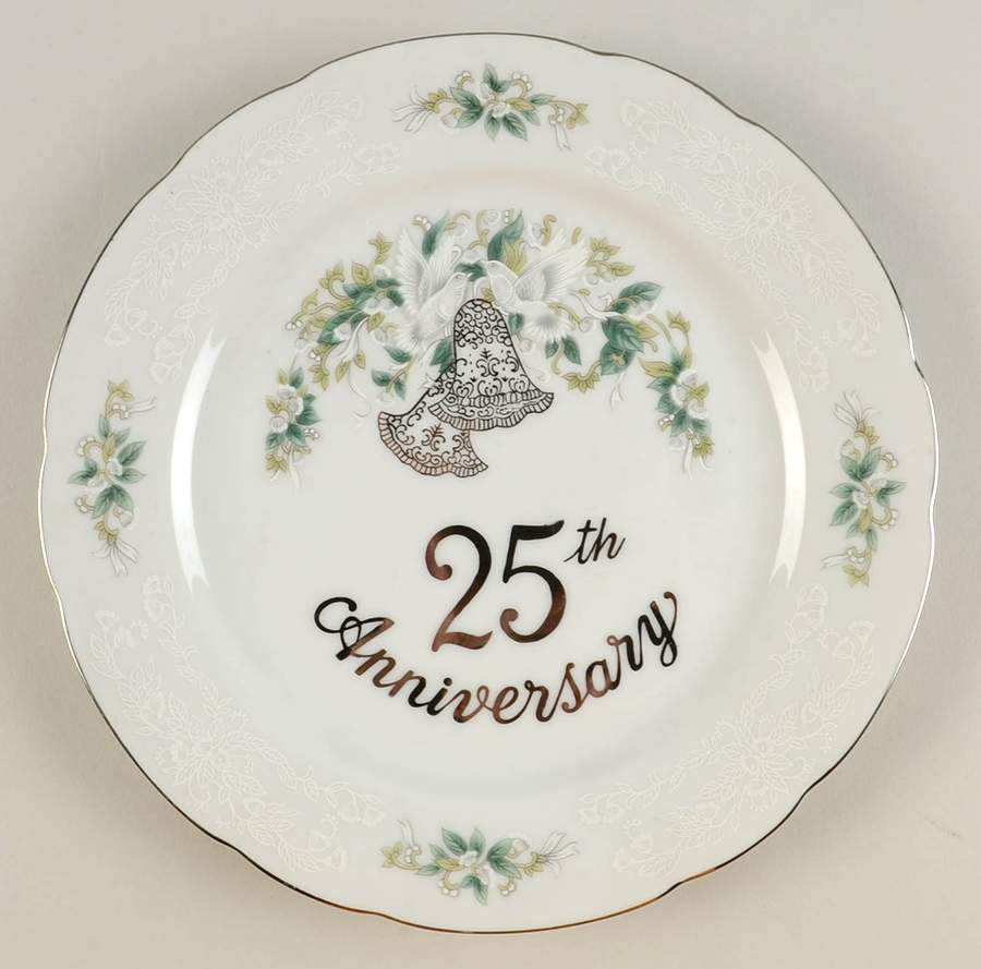 Anniversary Luncheon Plate by Lefton-1