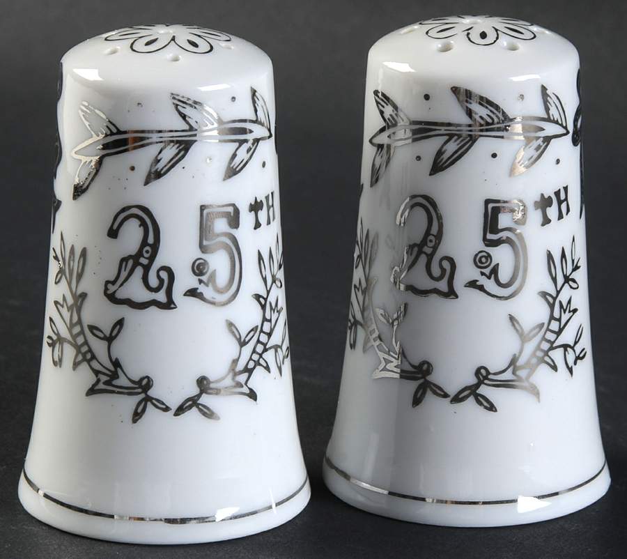Anniversary Salt & Pepper Set by Lefton-1