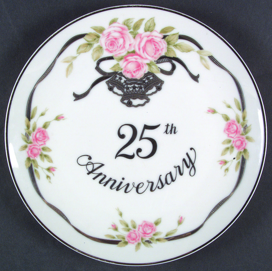 Anniversary Luncheon Plate by Lefton-1