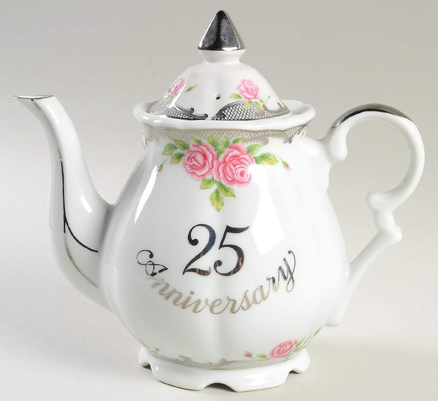 Anniversary Teapot & Lid by Lefton-1