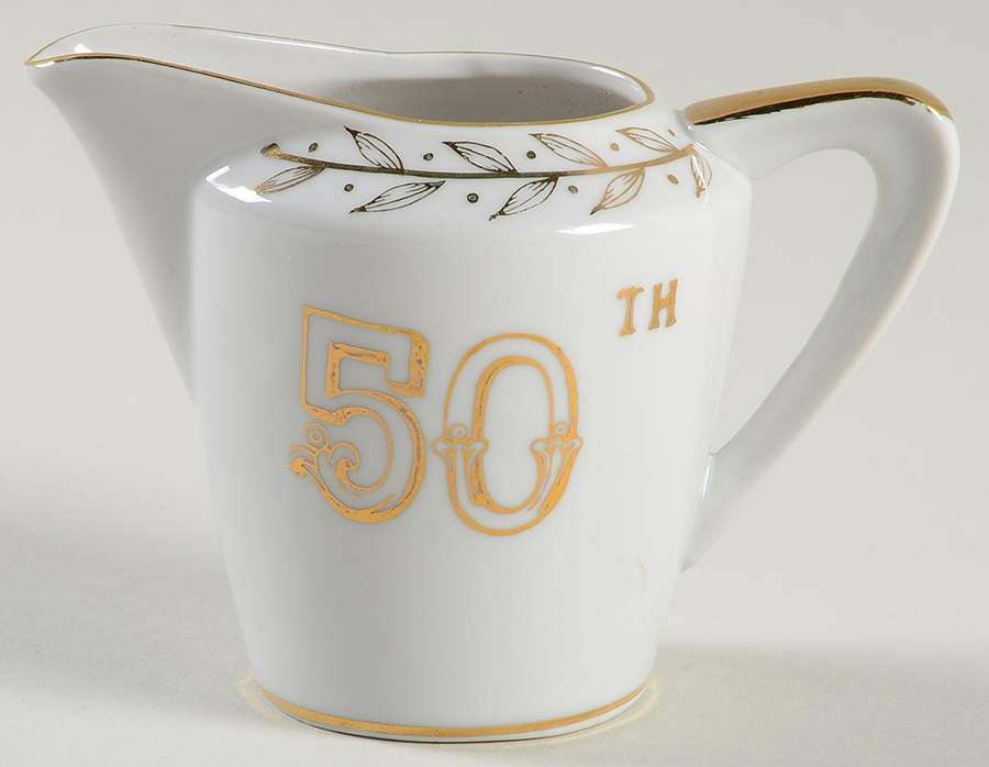 Anniversary Creamer-Miniature by Lefton-1
