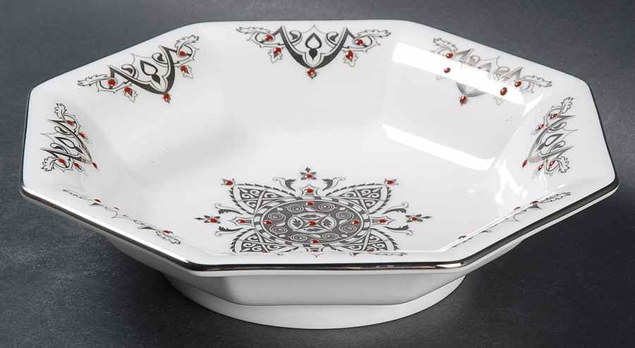 Platinum Tapestry 7" Octagonal Tray by Lenox-1
