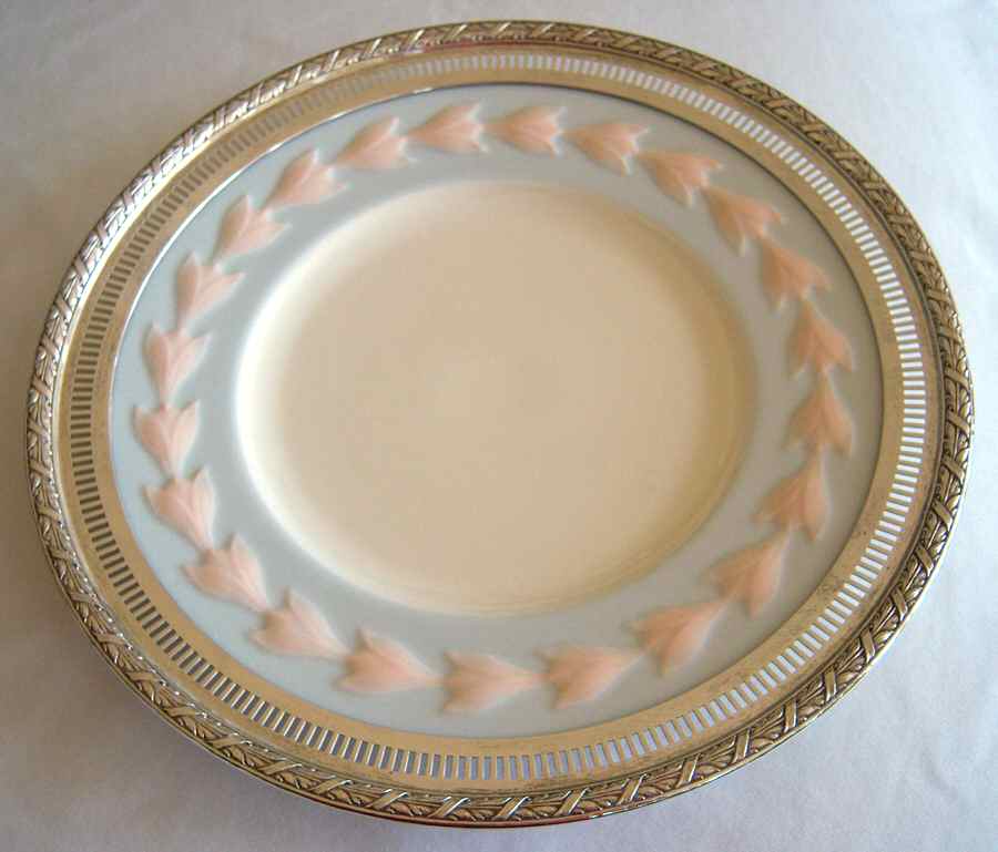 L165 Luncheon Plate with Sterling Rim by Lenox-1