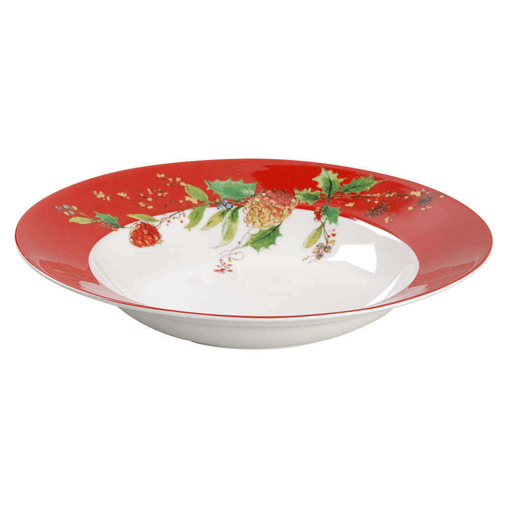 Winter Song Large Rim Soup Bowl by Lenox-1