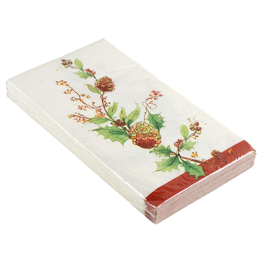 Winter Song Package of Paper Guest Towel Napkins by Lenox-1