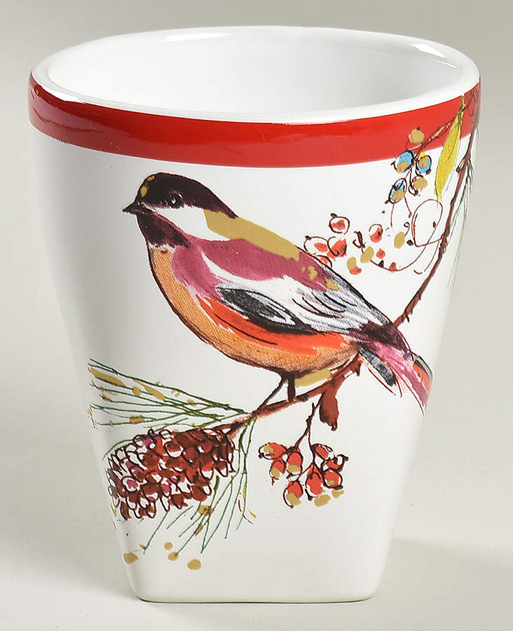 Winter Song China Bathroom Tumbler by Lenox-1
