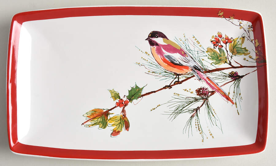 Winter Song Rectangular Serving Platter by Lenox-1