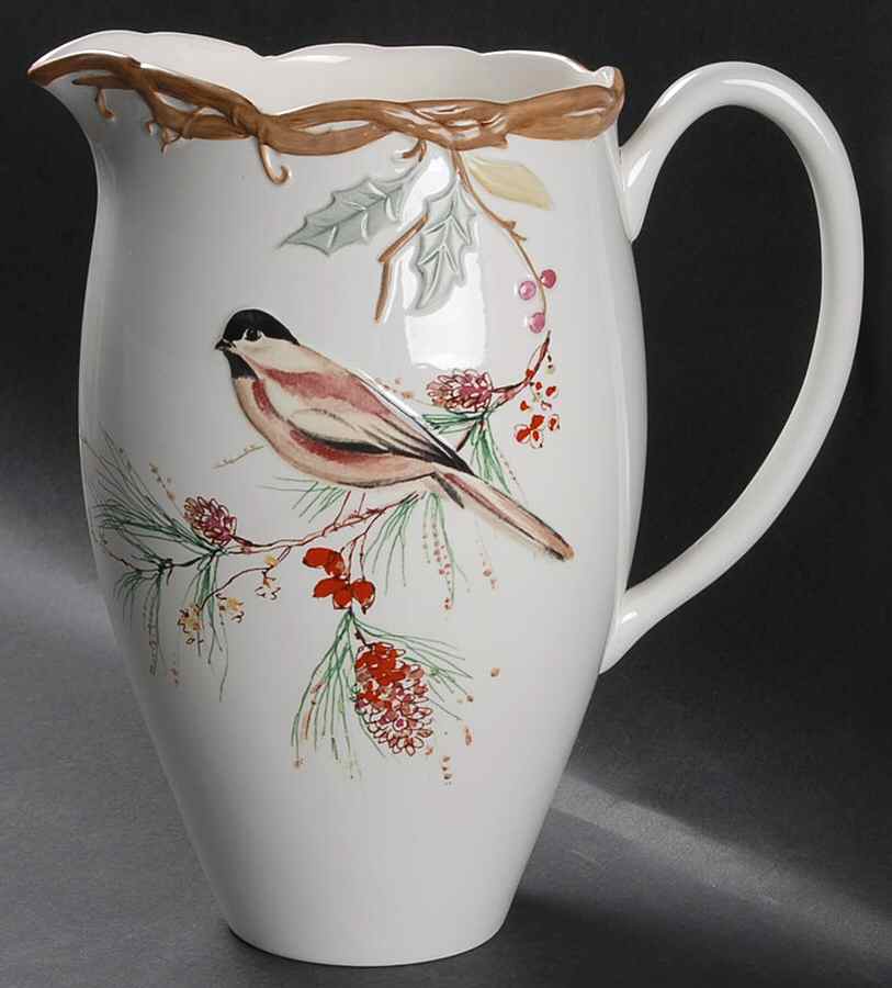 Winter Song 80 Oz Sculpted Pitcher by Lenox-1