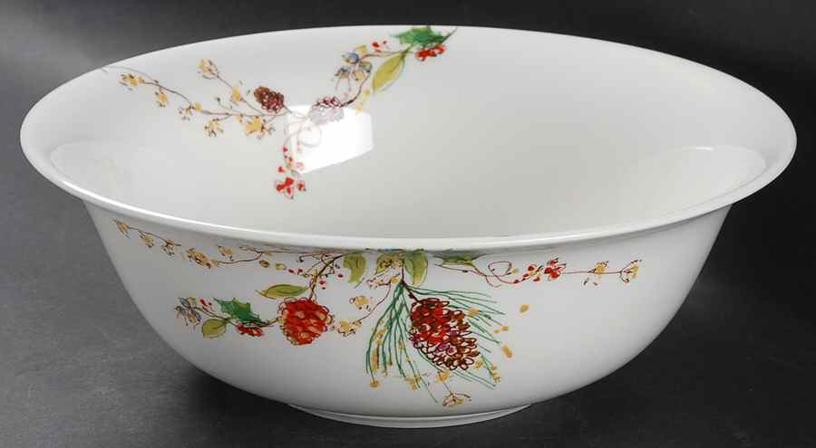 Winter Song 9" Round Vegetable Bowl by Lenox-1