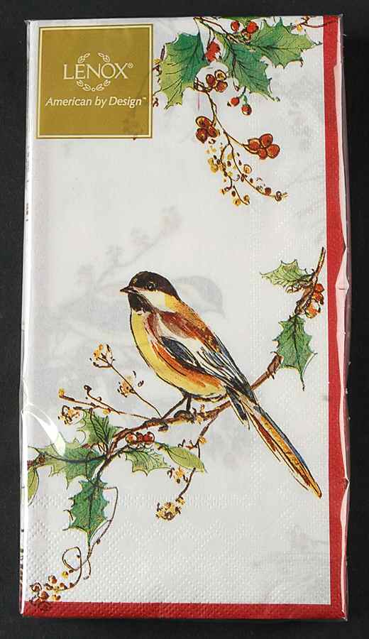 Winter Song Package of Paper Guest Towel Napkins by Lenox-1