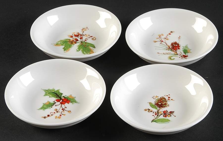 Winter Song Individual Dip Dish - Set of 4 Motifs by Lenox-1