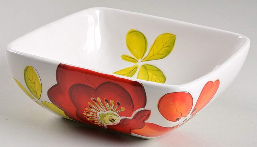 Posy Garden Soup/Cereal Bowl by Laurie Gates-1