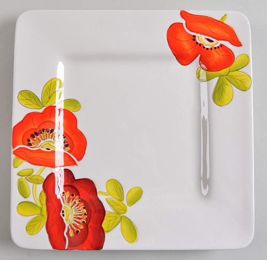 Posy Garden Dinner Plate by Laurie Gates-1