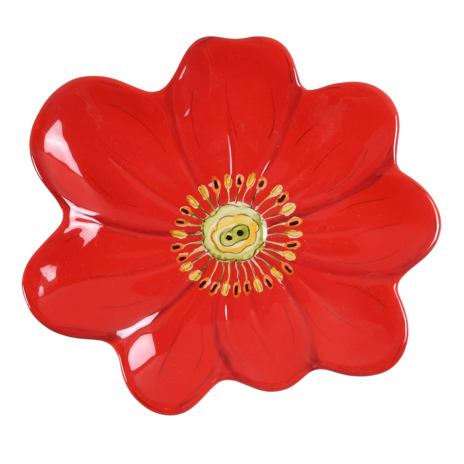 Posy Garden Figural Salad Plate by Laurie Gates-1