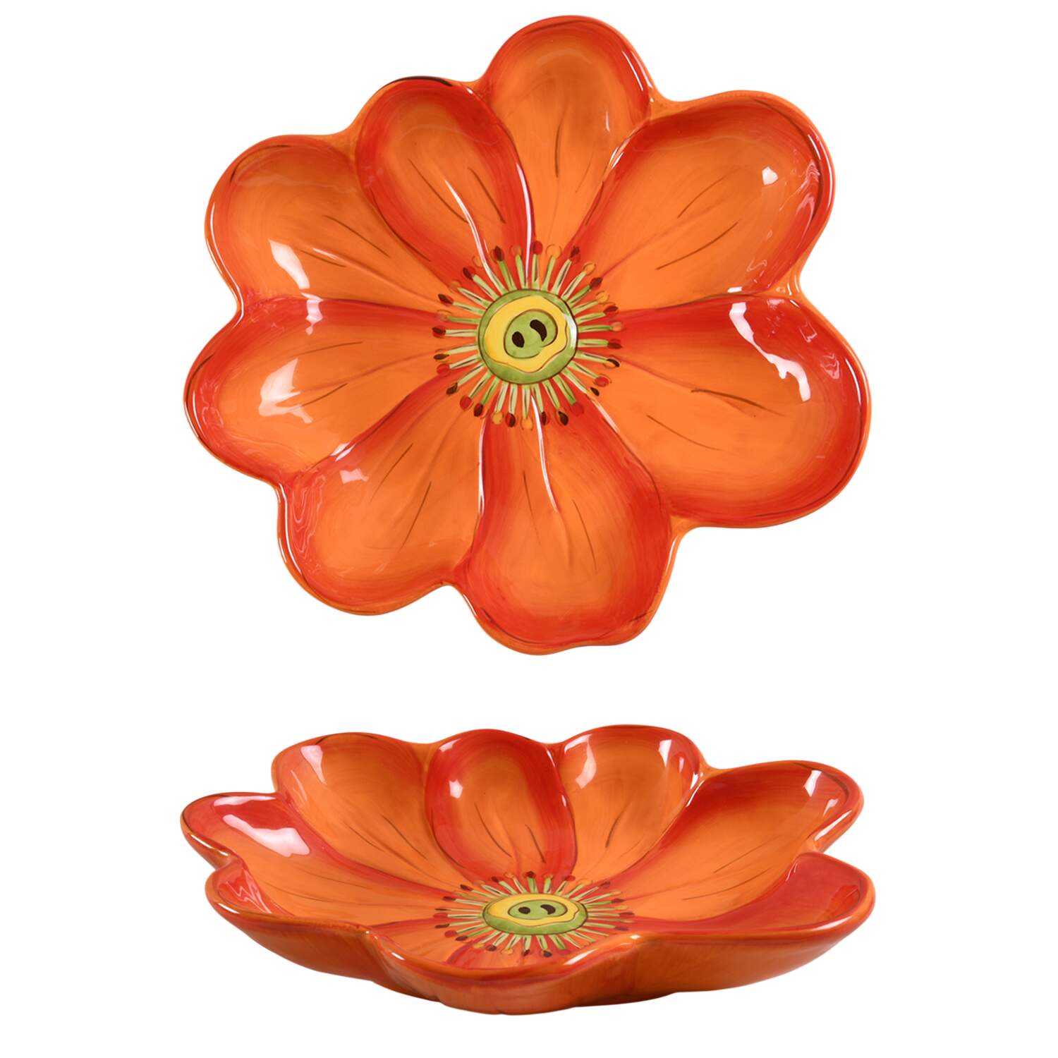 Posy Garden 10" Figural Serving Bowl by Laurie Gates-1