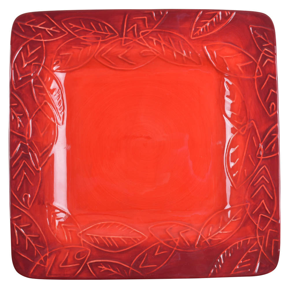Cassandra Square Dinner Plate by Laurie Gates-1