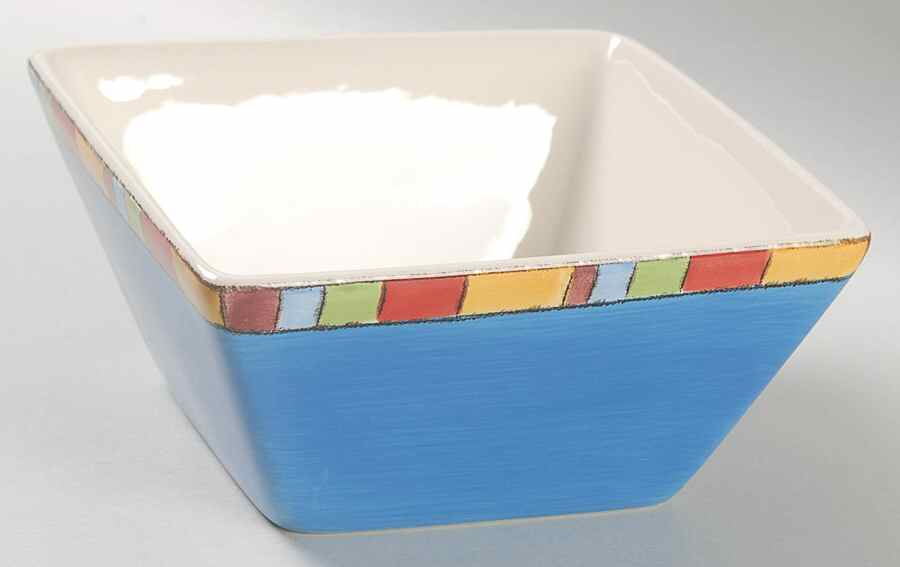 Ibiza Square Soup/Cereal Bowl by Lorena Garcia-1