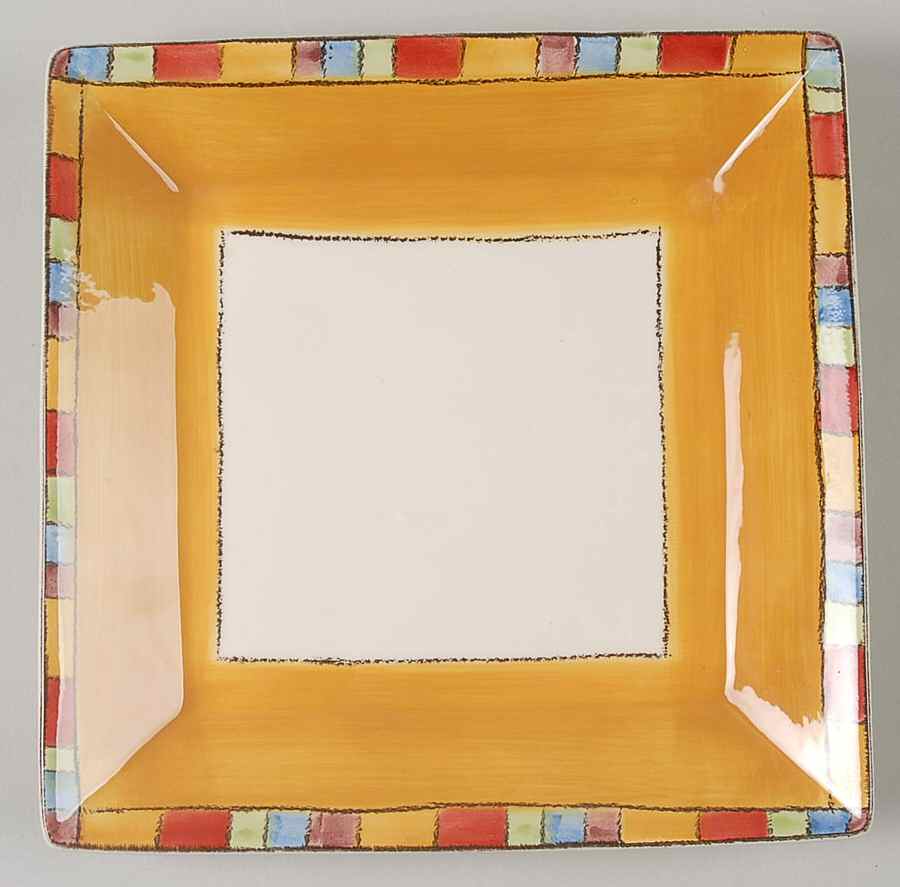 Ibiza Square Salad Plate by Lorena Garcia-1