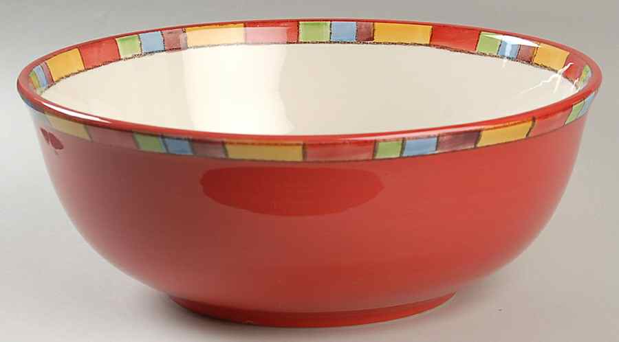 Ibiza 10" Round Vegetable Bowl by Lorena Garcia-1