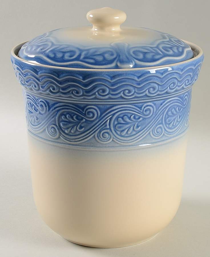 American Craft Cornflower Cookie Jar & Lid by Longaberger-1