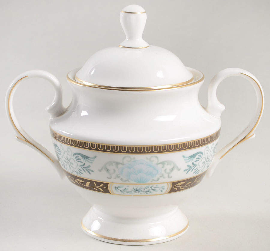 Palatial Garden Sugar Bowl & Lid by Lenox-1