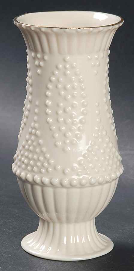 Ivory Beaded 5" Vase by Lenox-1