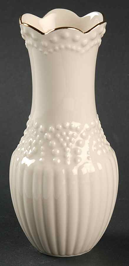 Ivory Beaded 5" Vase by Lenox-1