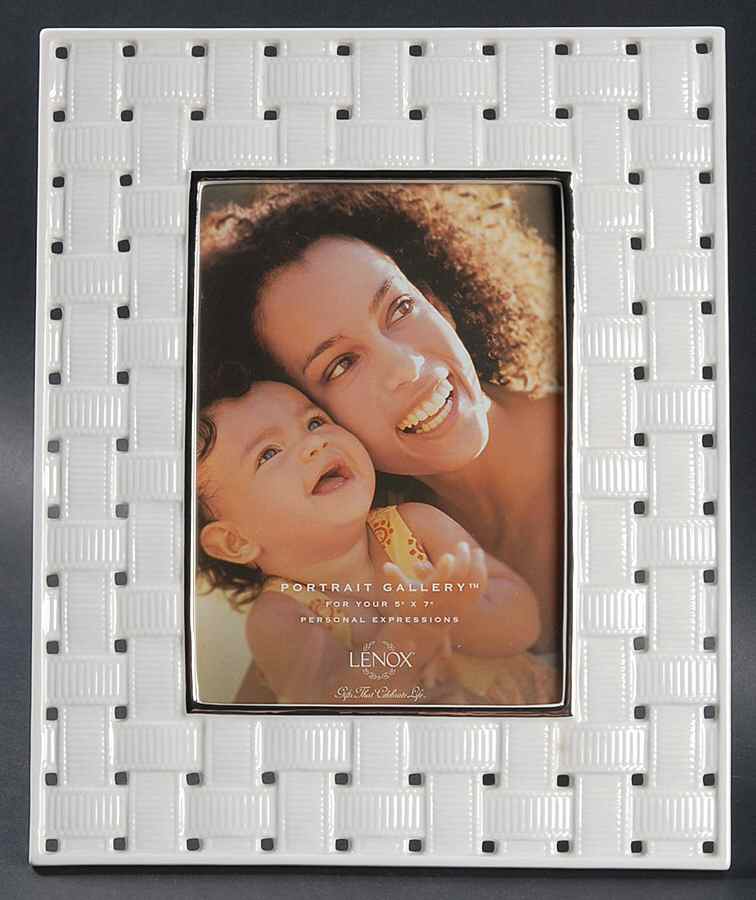 Portrait Gallery (Platinum Series) Frame-Holds 5" X 7" by Lenox-1