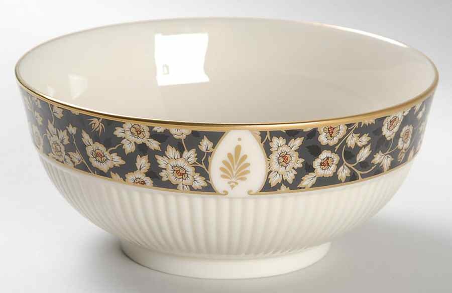 Golden Dynasty (Cream Background) 5" Footed Bowl by Lenox-1