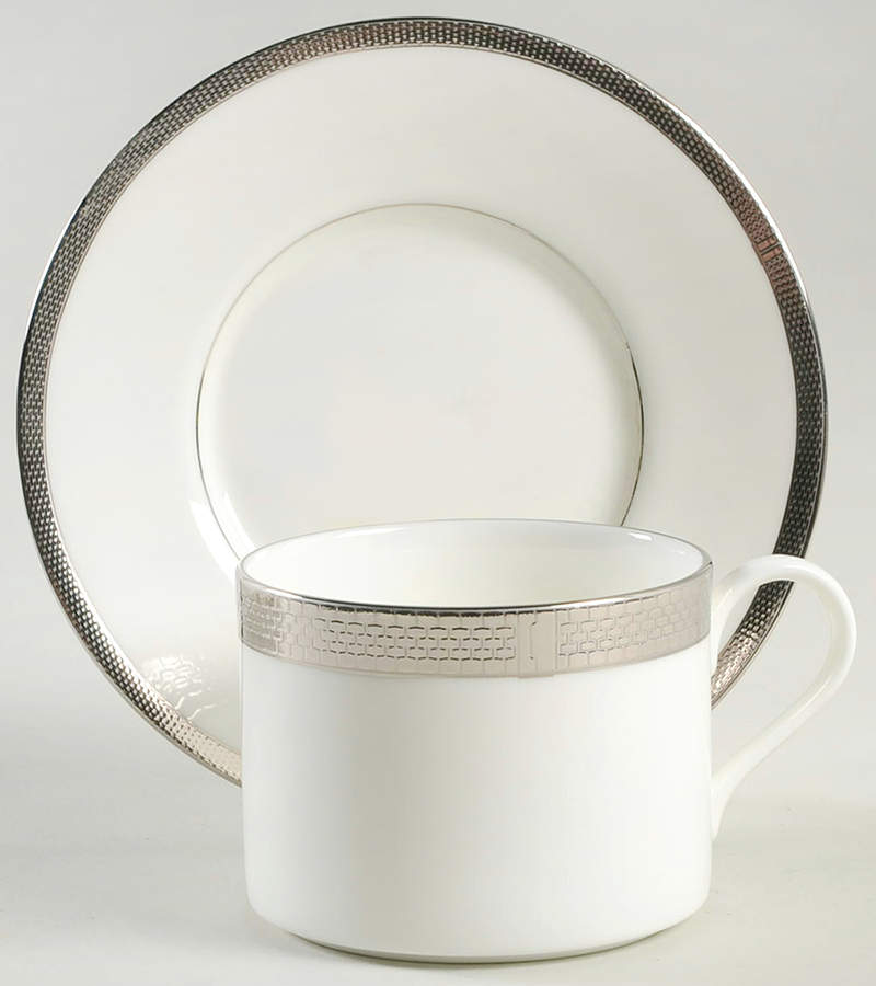 Chain Bracelet Flat Cup & Saucer Set by Ralph Lauren China-1