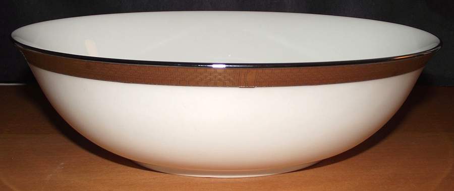 Chain Bracelet 9" Oval Vegetable Bowl by Ralph Lauren China-1