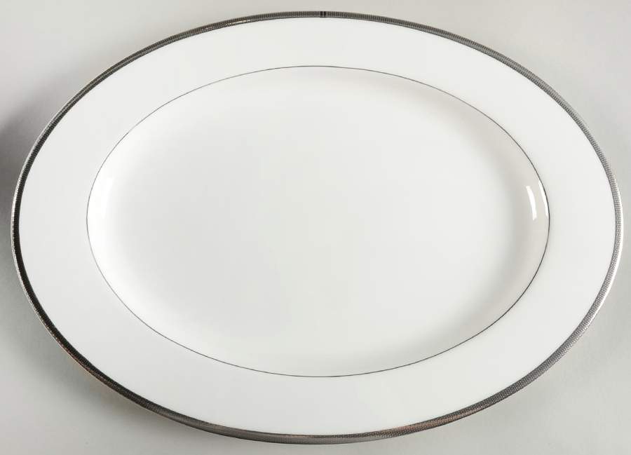 Chain Bracelet 15" Oval Serving Platter by Ralph Lauren China-1