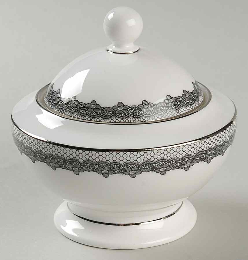 Cocktail Dress Sugar Bowl & Lid by Ralph Lauren China-1