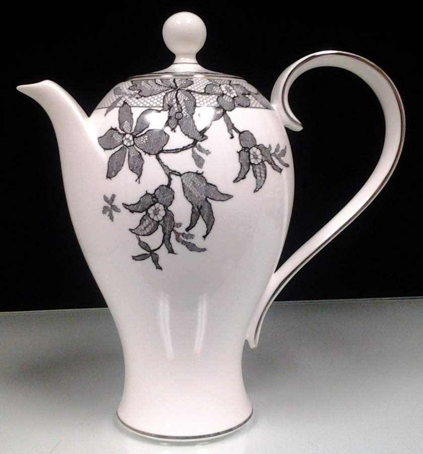 Cocktail Dress Coffee Pot & Lid by Ralph Lauren China-1