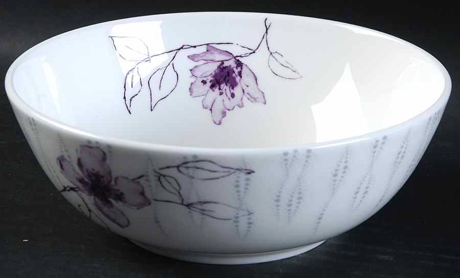 Watercolor Amethyst Soup/Cereal Bowl by Lenox-1