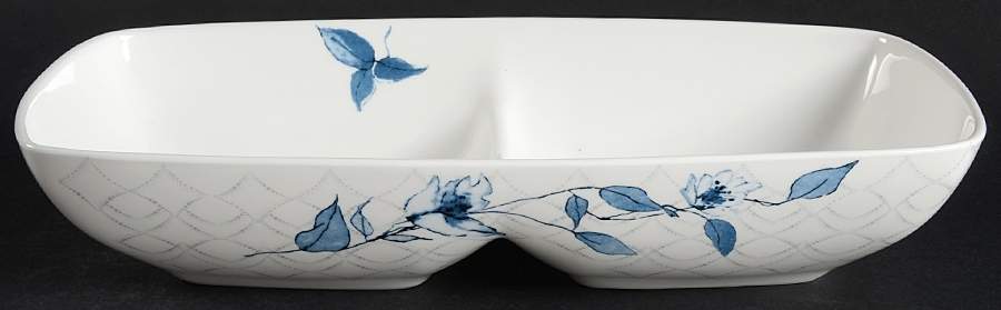 Watercolor Indigo Blue Divided Server by Lenox-1