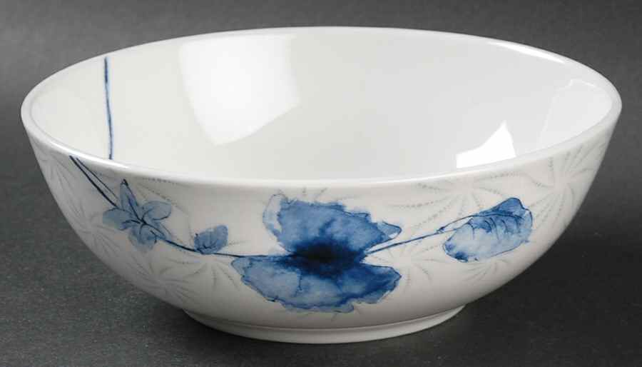 Watercolor Indigo Blue Soup/Cereal Bowl by Lenox-1