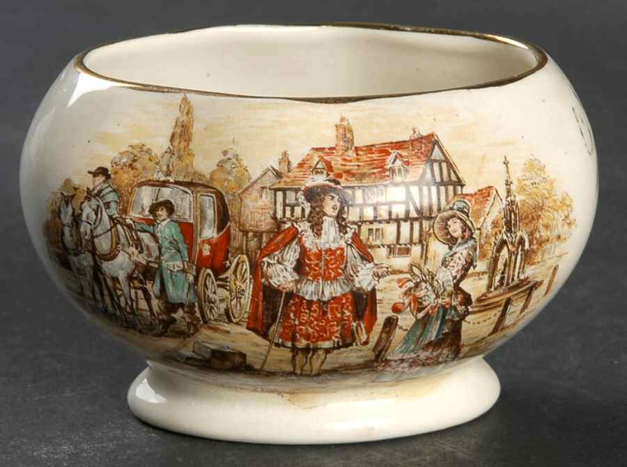 Ye Olden Days Mini Open Sugar Bowl by Lancaster & Sandland-1