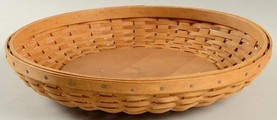 Baskets Shallow Bowl Basket by Longaberger-1