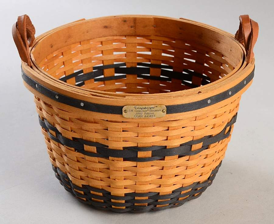 Baskets JW Miniature Corn Basket by Longaberger-1