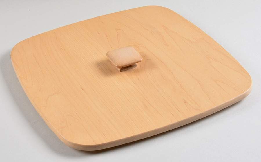 Baskets Medium Square Waste Basket Lid by Longaberger-1