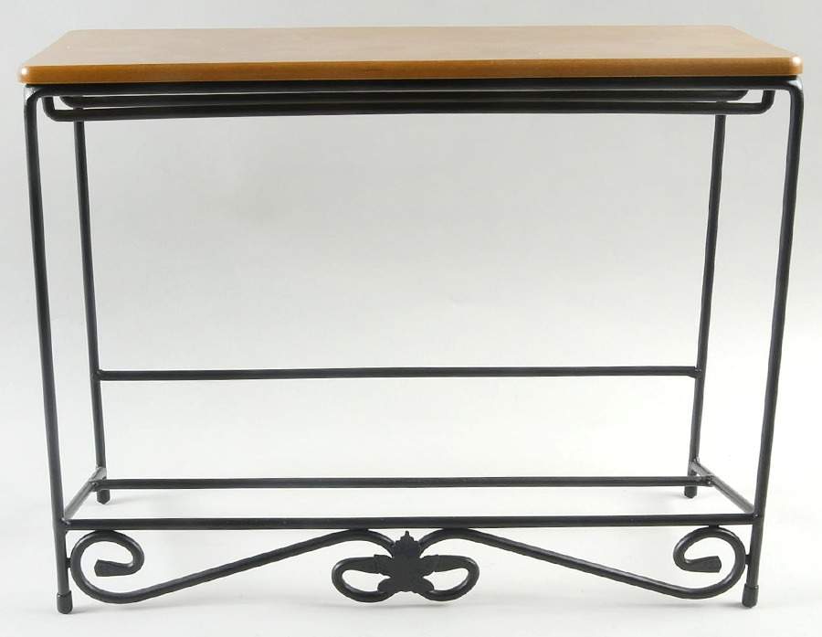 Baskets Metal Media Rack & Wood Shelf by Longaberger-1