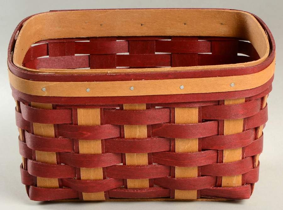 Baskets Woven Traditions Large Recipe Basket by Longaberger-1