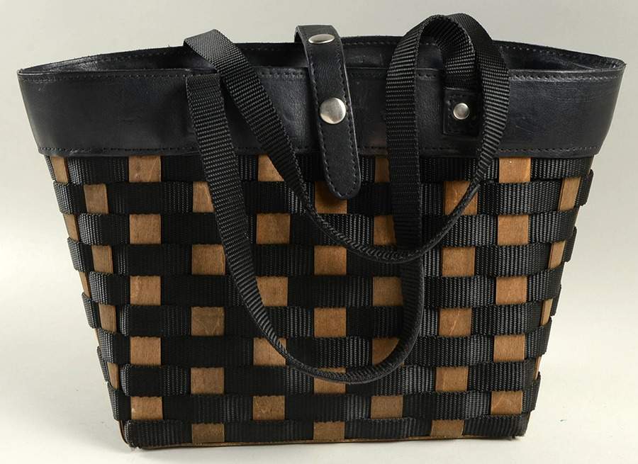 Baskets Small Shopping Tote Basket by Longaberger-1