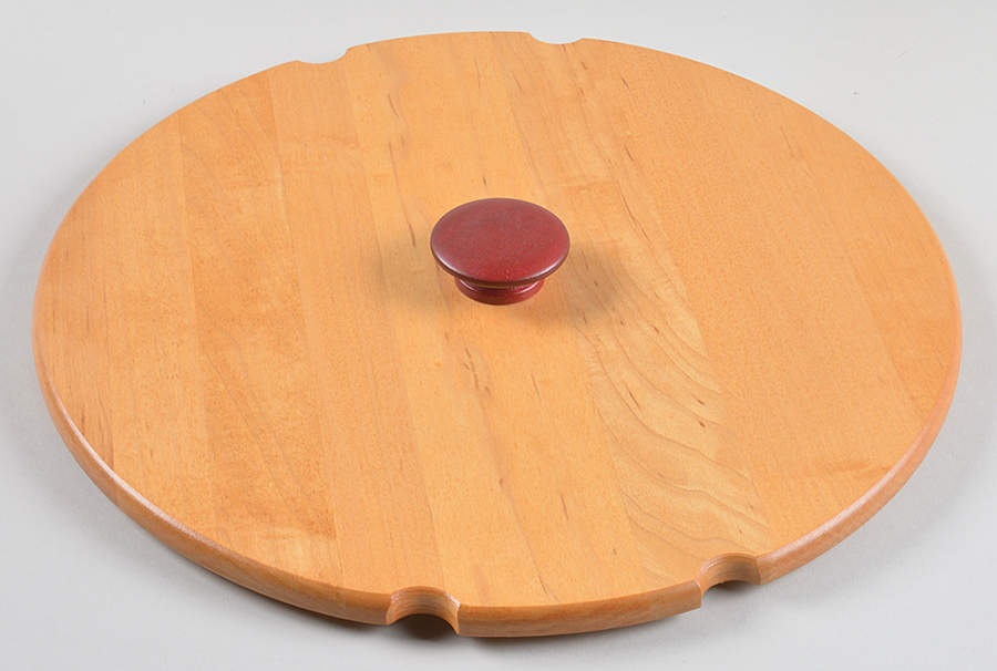 Baskets Red Knob Lid for Pinecone Basket by Longaberger-1