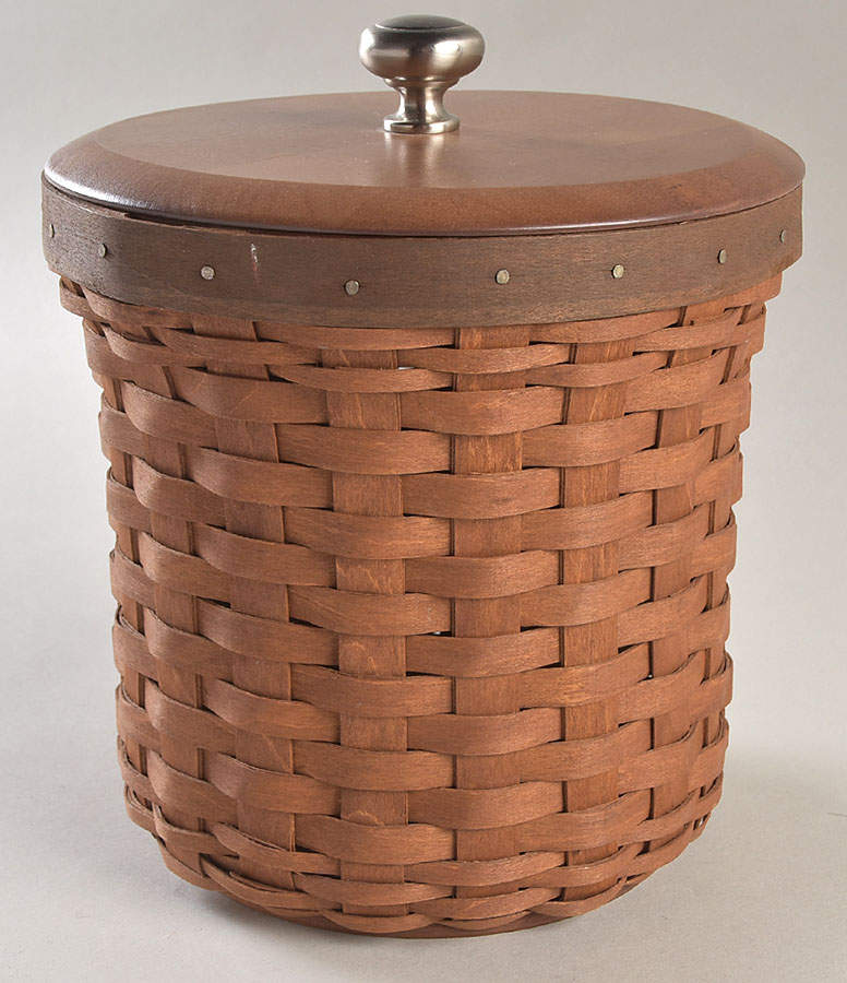 Baskets Medium Crock Basket & Lid by Longaberger-1
