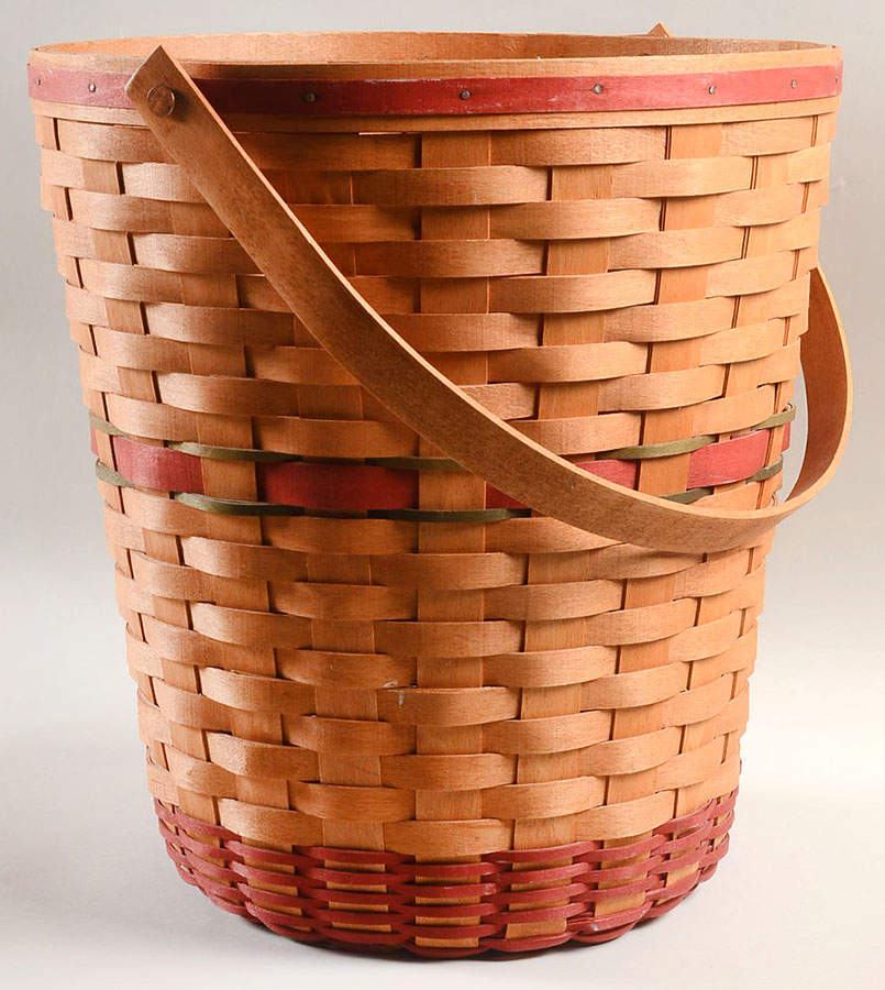 Baskets Red Tree Trimming Basket by Longaberger-1